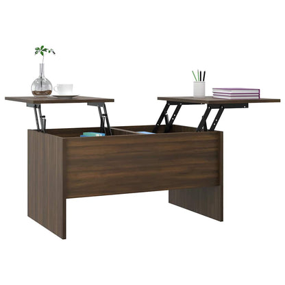vidaXL Couchtisch Braun Eichen-Optik 80x50x42,5 cm Holzwerkstoff