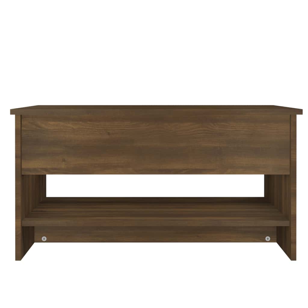 vidaXL Couchtisch Braun Eichen-Optik 80x50x40 cm Holzwerkstoff