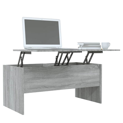 vidaXL Couchtisch Grau Sonoma 102x50,5x46,5 cm Holzwerkstoff