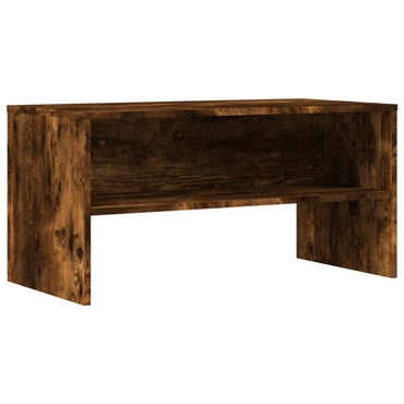 Meuble TV vidaXL chêne fumé 80x40x40 cm bois d'ingénierie