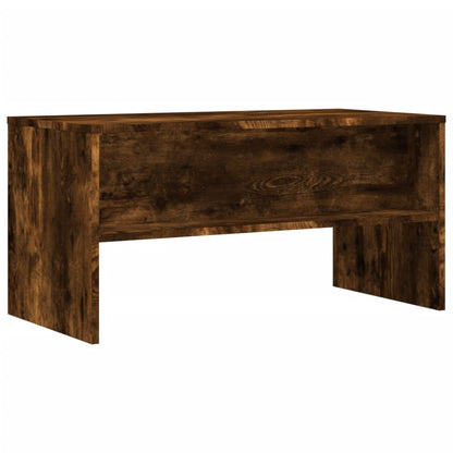 Meuble TV vidaXL chêne fumé 80x40x40 cm bois d'ingénierie