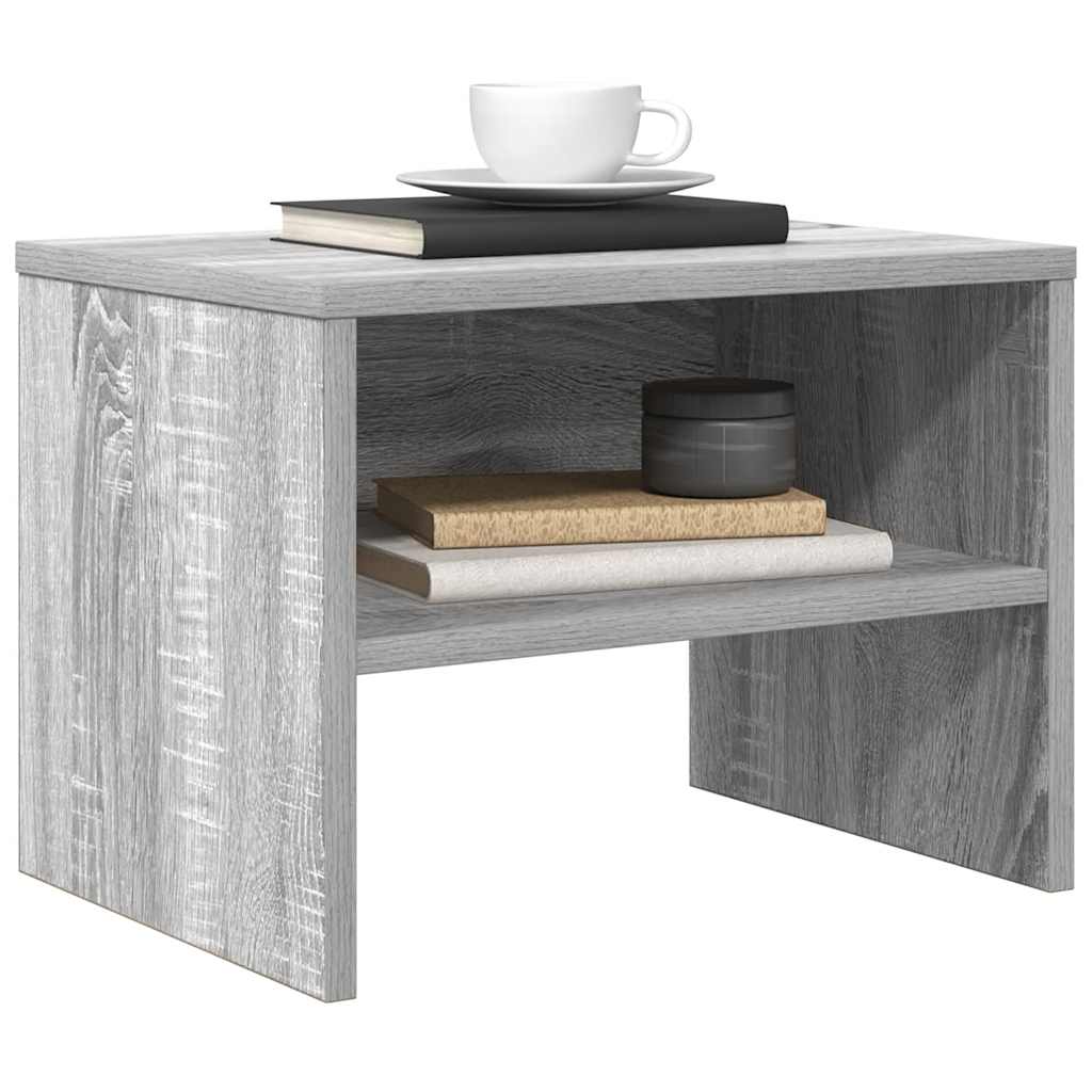 vidaXL Nachttisch Grau Sonoma 40x30x30 cm Holzwerkstoff