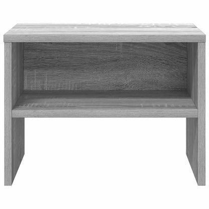 vidaXL Nachttisch Grau Sonoma 40x30x30 cm Holzwerkstoff