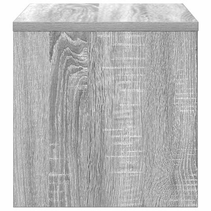vidaXL Nachttisch Grau Sonoma 40x30x30 cm Holzwerkstoff