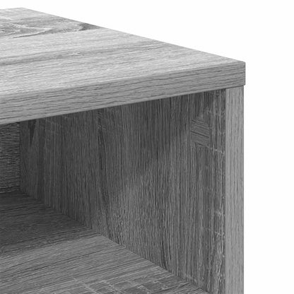 vidaXL Nachttisch Grau Sonoma 40x30x30 cm Holzwerkstoff