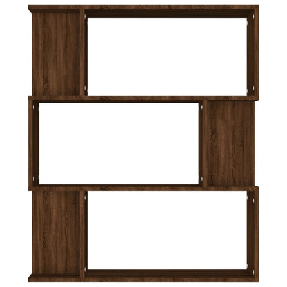 vidaXL Bibliothèque/Séparateur de pièce Chêne Marron 80x24x96 cm Bois d'ingénierie