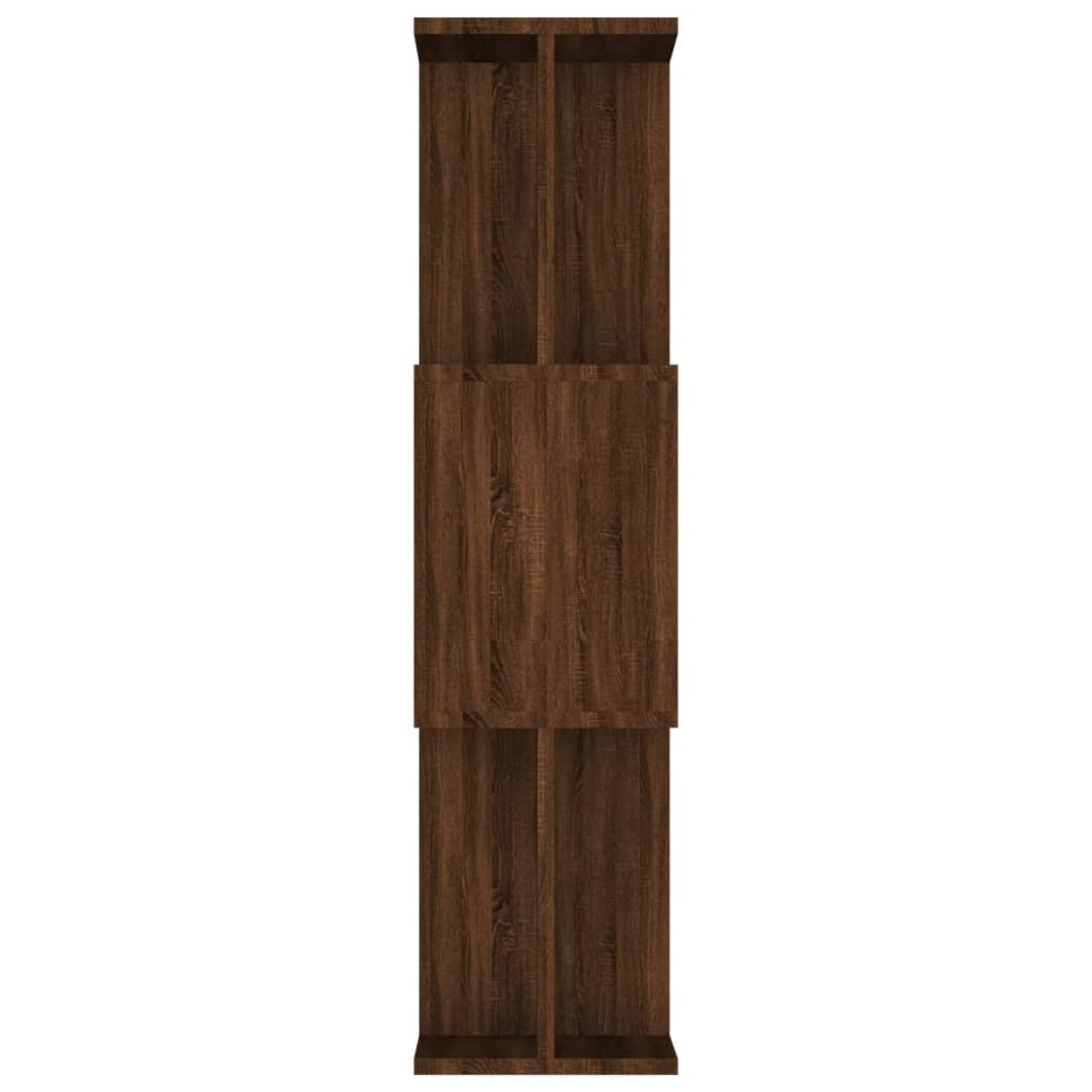 vidaXL Bibliothèque/Séparateur de pièce Chêne Marron 80x24x96 cm Bois d'ingénierie
