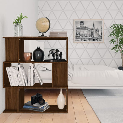 vidaXL Bibliothèque/Séparateur de pièce Chêne Marron 80x24x96 cm Bois d'ingénierie