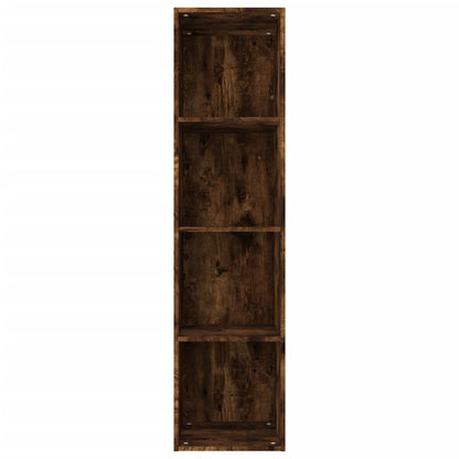 vidaXL Bücherschrank/TV-Schrank Räuchereiche 36x30x143cm Holzwerkstoff