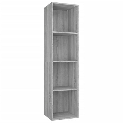 vidaXL Meuble TV/bibliothèque gris Sonoma 36x30x143 cm Aggloméré