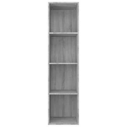 vidaXL Meuble TV/bibliothèque gris Sonoma 36x30x143 cm Aggloméré