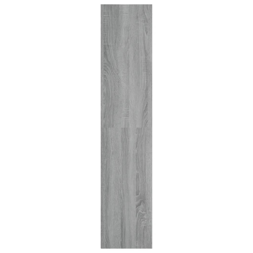 vidaXL Meuble TV/bibliothèque gris Sonoma 36x30x143 cm Aggloméré
