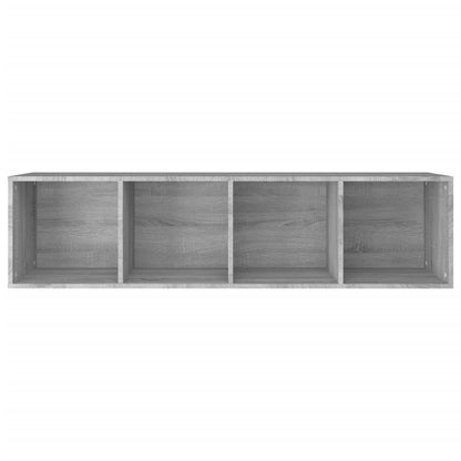 vidaXL Meuble TV/bibliothèque gris Sonoma 36x30x143 cm Aggloméré