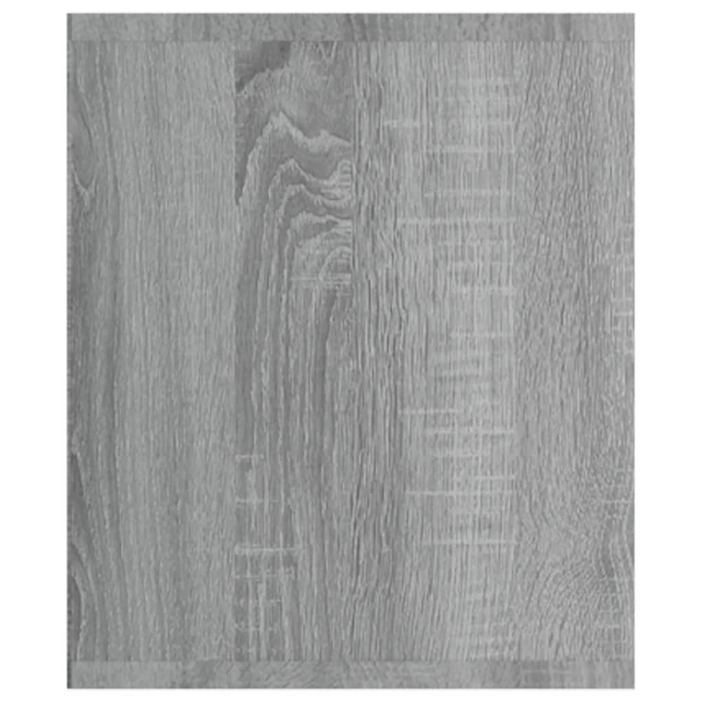 vidaXL Meuble TV/bibliothèque gris Sonoma 36x30x143 cm Aggloméré