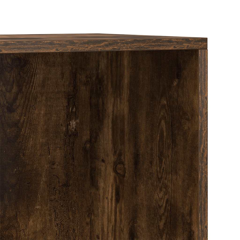 Bücherregal/Sideboard Räuchereiche 66×30×130 cm Holzwerkstoff