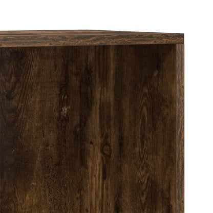 Bücherregal/Sideboard Räuchereiche 66×30×130 cm Holzwerkstoff