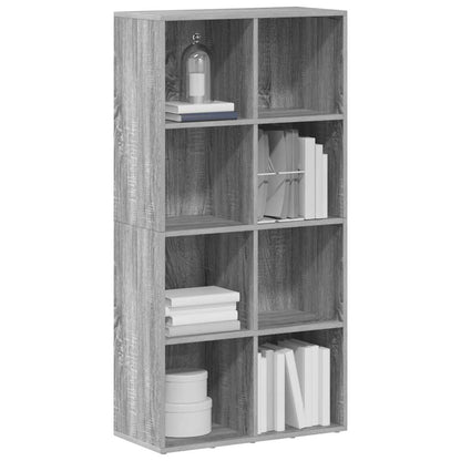 vidaXL Bibliothèque/buffet Gris Sonoma 66×30×130 cm Bois d'ingénierie