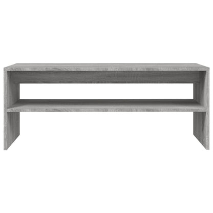 vidaXL Couchtisch Grau Sonoma 100x40x40 cm Holzwerkstoff