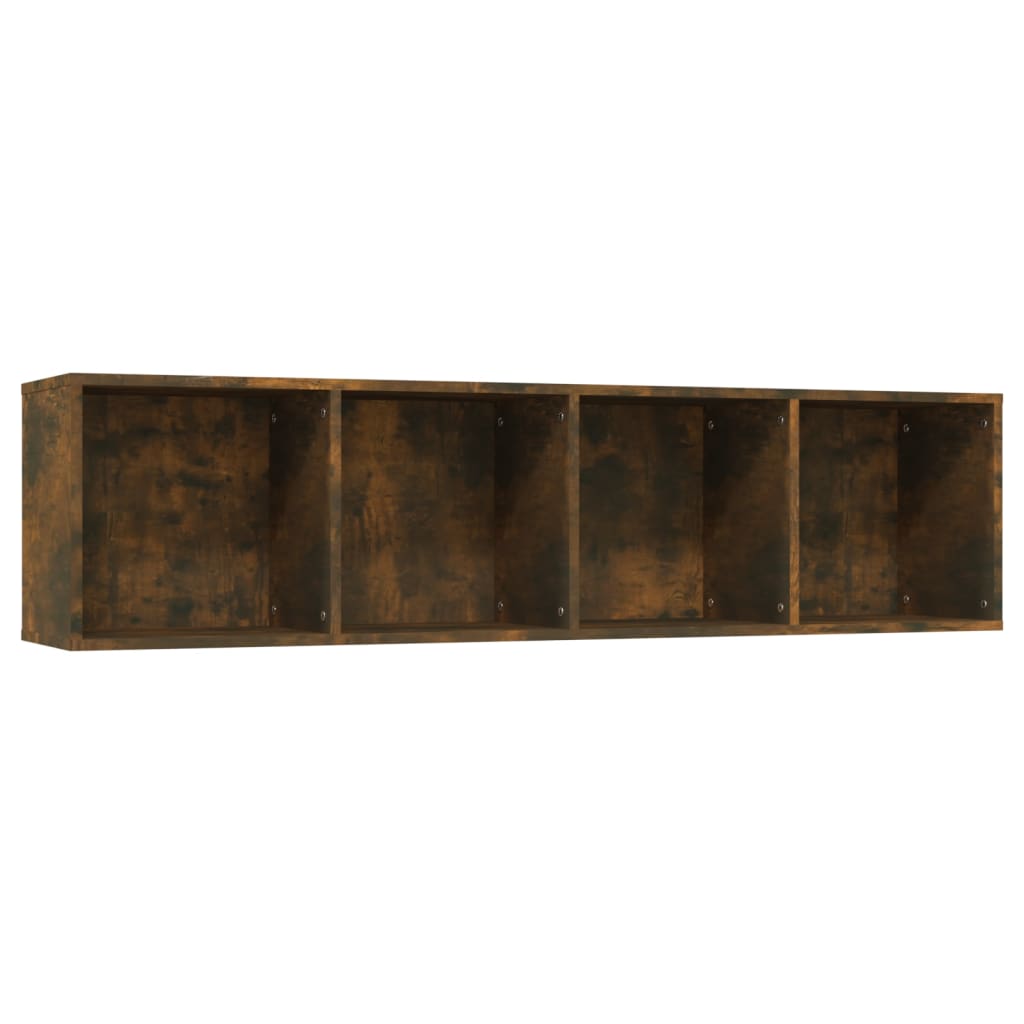 vidaXL Bücherschrank/TV-Schrank Räuchereiche 143x30x36cm Holzwerkstoff
