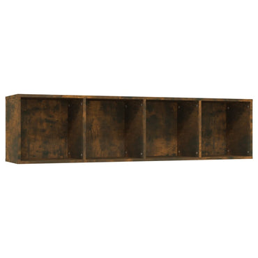 vidaXL Bücherschrank/TV-Schrank Räuchereiche 143x30x36cm Holzwerkstoff