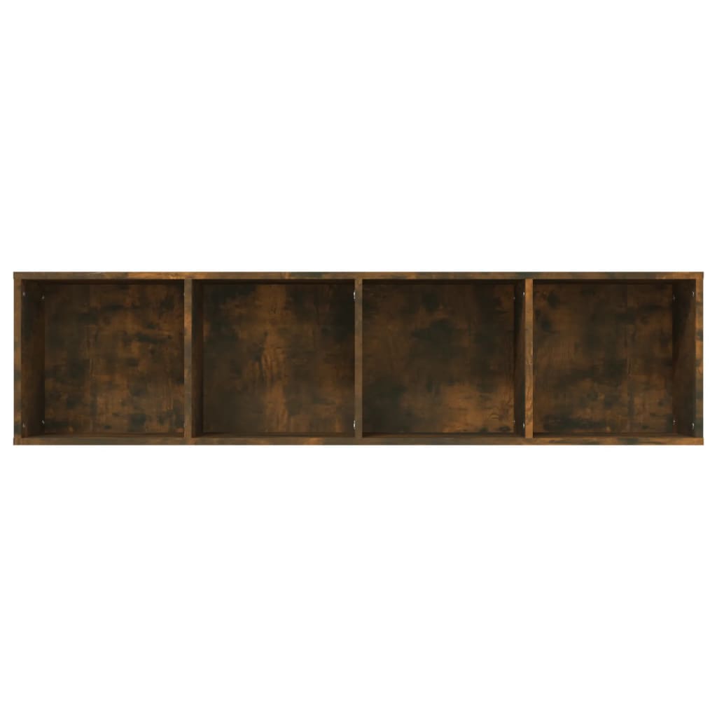 vidaXL Bücherschrank/TV-Schrank Räuchereiche 143x30x36cm Holzwerkstoff