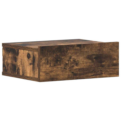 vidaXL Hängender Nachttisch Räuchereiche 40x30x15 cm Holzwerkstoff