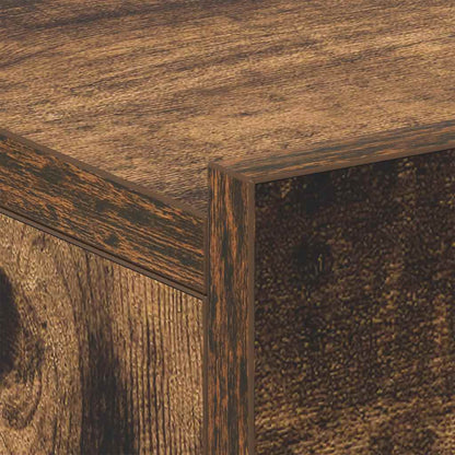 vidaXL Hängender Nachttisch 2Stk Räuchereiche 40x30x15cm Holzwerkstoff