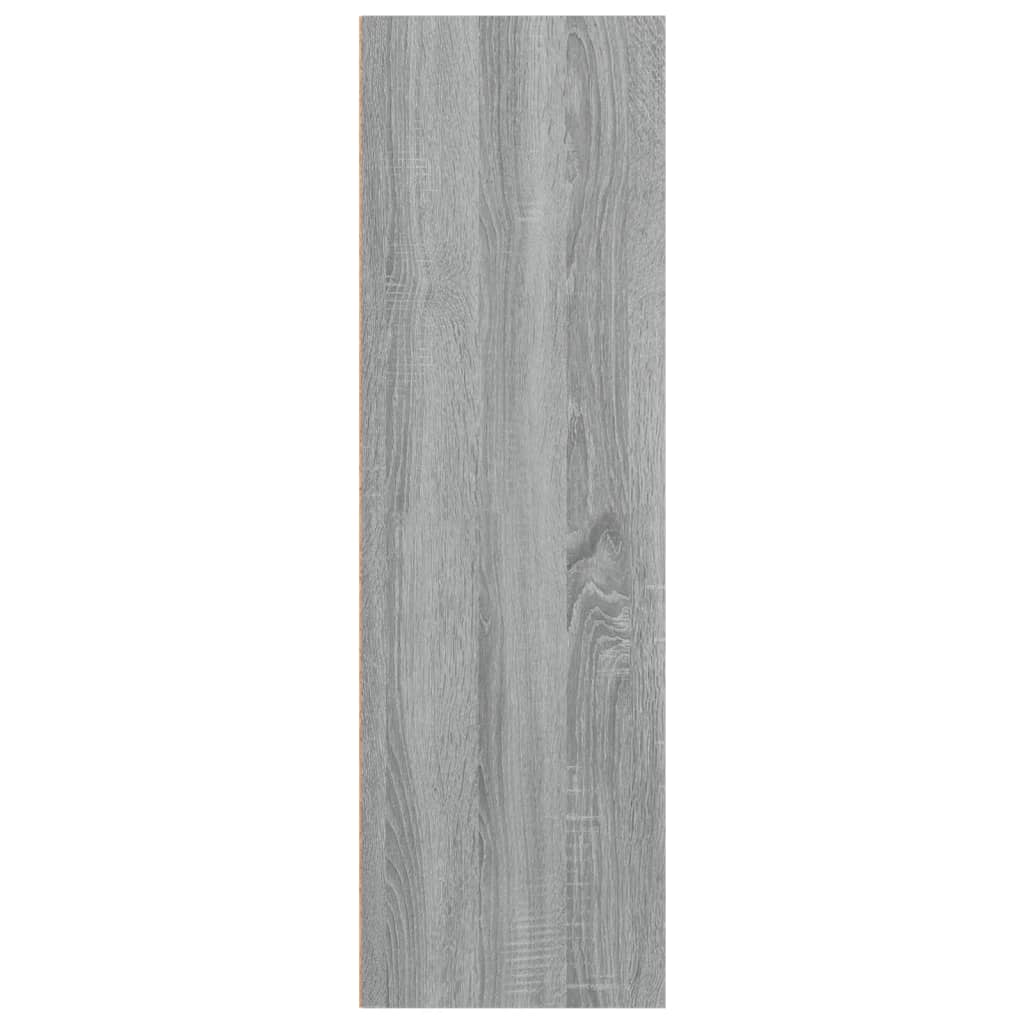 vidaXL Bücherregal/Sideboard Grau Sonoma 66x30x98 cm Holzwerkstoff
