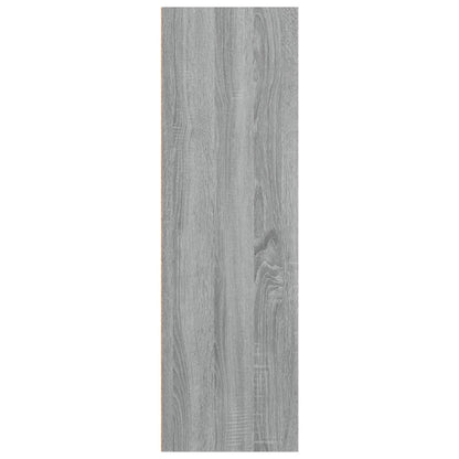 vidaXL Bücherregal/Sideboard Grau Sonoma 66x30x98 cm Holzwerkstoff