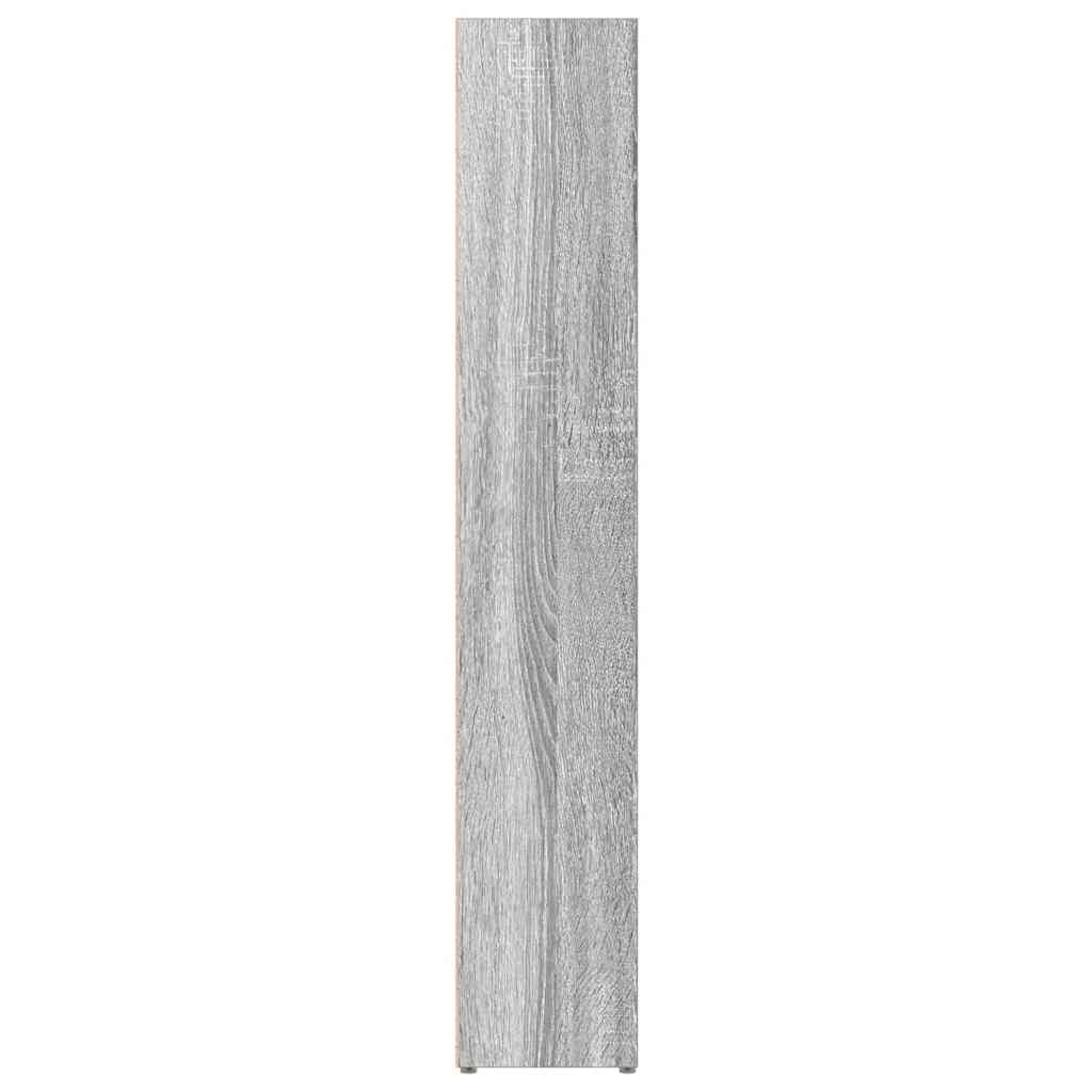 CD-Regale 2 Stk. Grau Sonoma 21x16x93,5 cm Holzwerkstoff