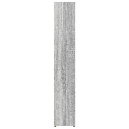 CD-Regale 2 Stk. Grau Sonoma 21x16x93,5 cm Holzwerkstoff