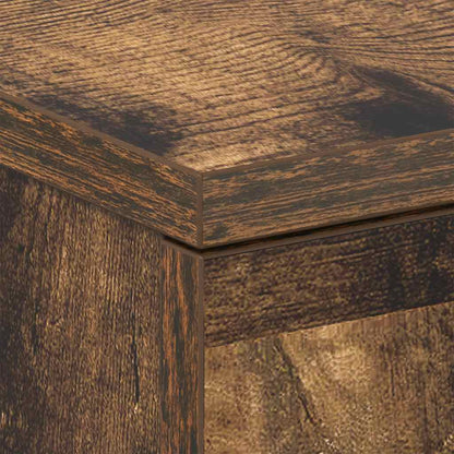vidaXL Nachttisch Räuchereiche 38x35x56 cm Holzwerkstoff