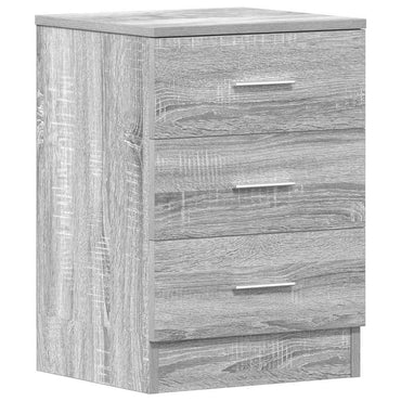 vidaXL Nachttisch Grau Sonoma 38x35x56 cm Holzwerkstoff