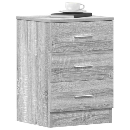 vidaXL Nachttisch Grau Sonoma 38x35x56 cm Holzwerkstoff