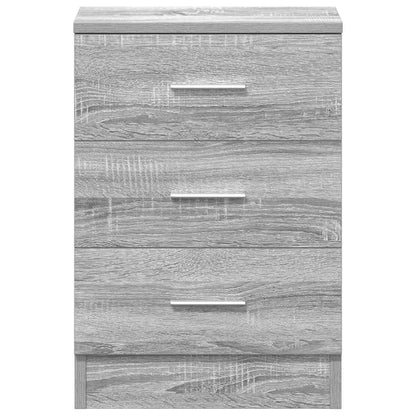 vidaXL Nachttisch Grau Sonoma 38x35x56 cm Holzwerkstoff