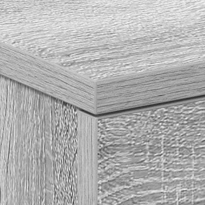 vidaXL Nachttisch Grau Sonoma 38x35x56 cm Holzwerkstoff