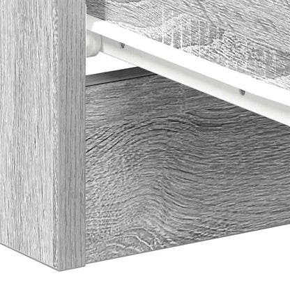 vidaXL Nachttisch Grau Sonoma 38x35x56 cm Holzwerkstoff