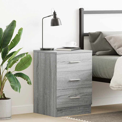 vidaXL Nachttisch Grau Sonoma 38x35x56 cm Holzwerkstoff