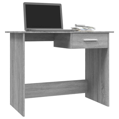 vidaXL Bureau Gris Sonoma 100x50x76 cm Bois d'ingénierie