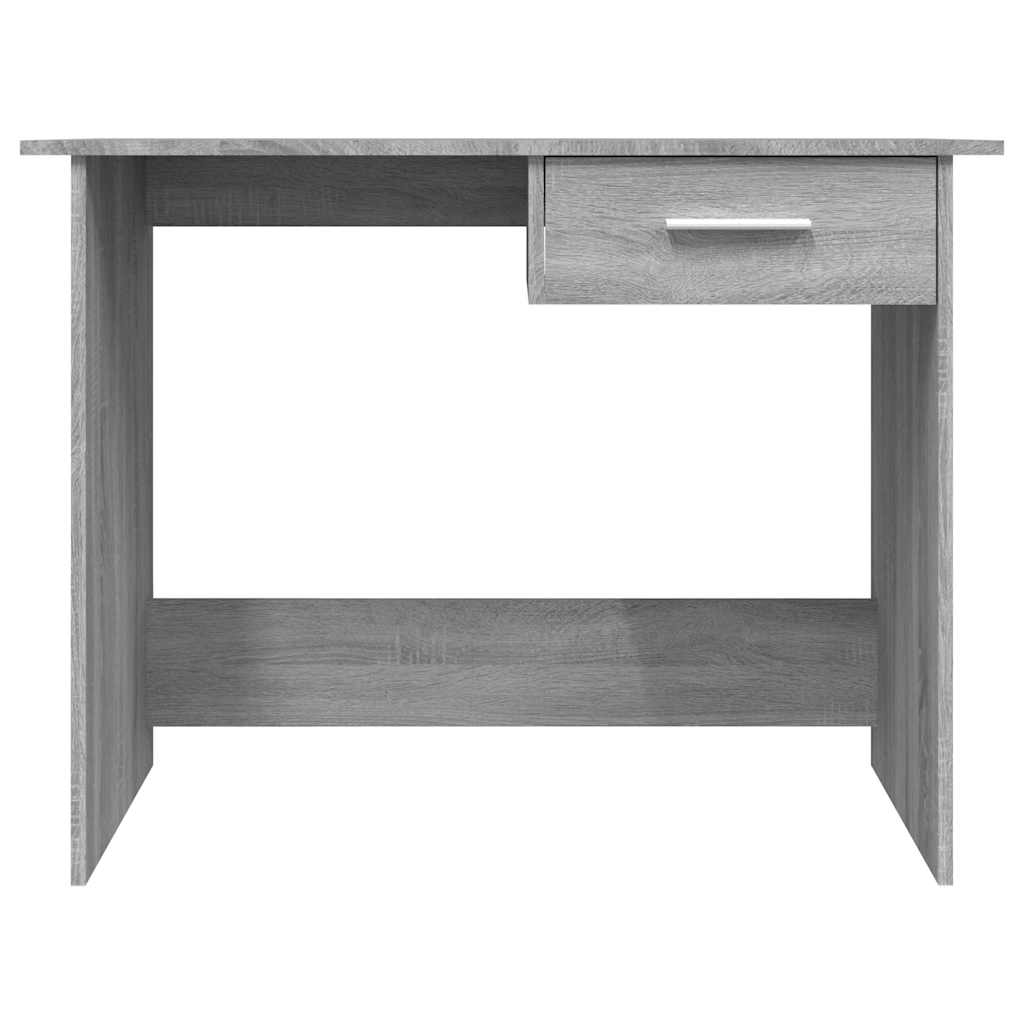 vidaXL Bureau Gris Sonoma 100x50x76 cm Bois d'ingénierie