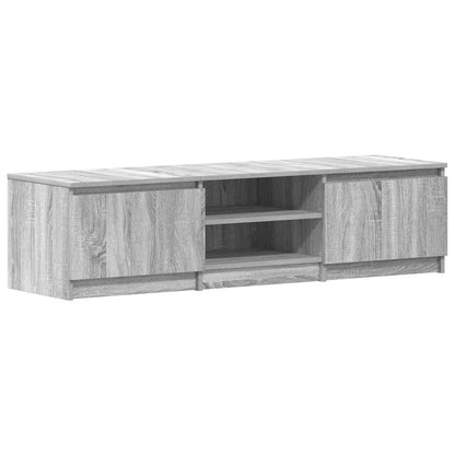 vidaXL Meuble TV Gris Sonoma 140x40x35,5 cm Aggloméré