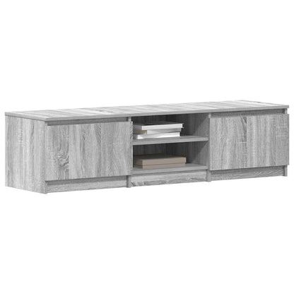 vidaXL Meuble TV Gris Sonoma 140x40x35,5 cm Aggloméré