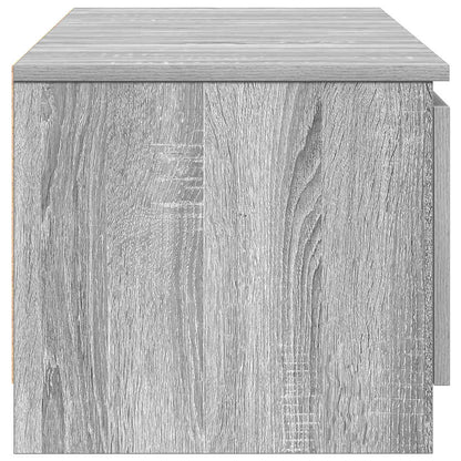 vidaXL Meuble TV Gris Sonoma 140x40x35,5 cm Aggloméré