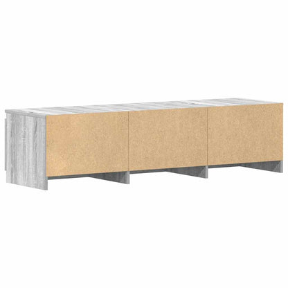 vidaXL Meuble TV Gris Sonoma 140x40x35,5 cm Aggloméré
