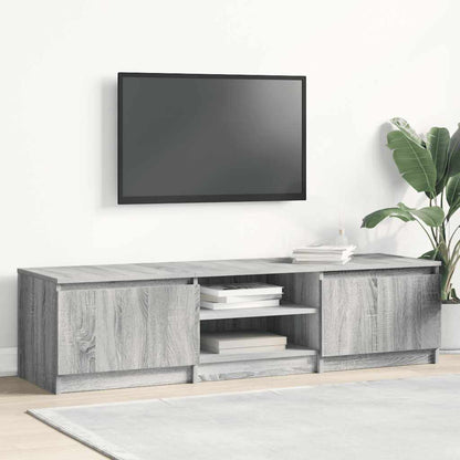 vidaXL Meuble TV Gris Sonoma 140x40x35,5 cm Aggloméré