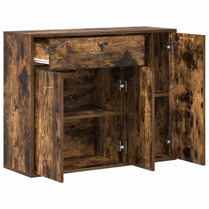 vidaXL Buffet chêne fumé 88x30x70 cm bois d'ingénierie