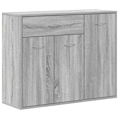 vidaXL Commode Gris Sonoma 88x30x70 cm Bois d'ingénierie