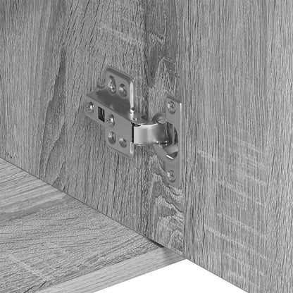 vidaXL Commode Gris Sonoma 88x30x70 cm Bois d'ingénierie