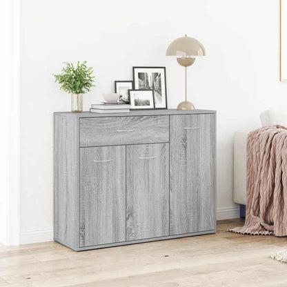 vidaXL Commode Gris Sonoma 88x30x70 cm Bois d'ingénierie