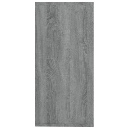 vidaXL Sideboard Grau Sonoma 88x30x65 cm Holzwerkstoff